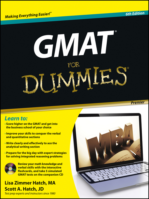 Title details for GMAT For Dummies by Lisa Zimmer Hatch - Available